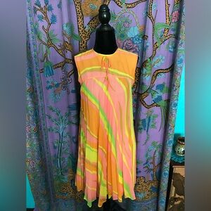 Vintage Psychedelic Shift Dress
